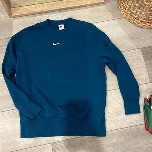Nike Oversized Blue Crewneck